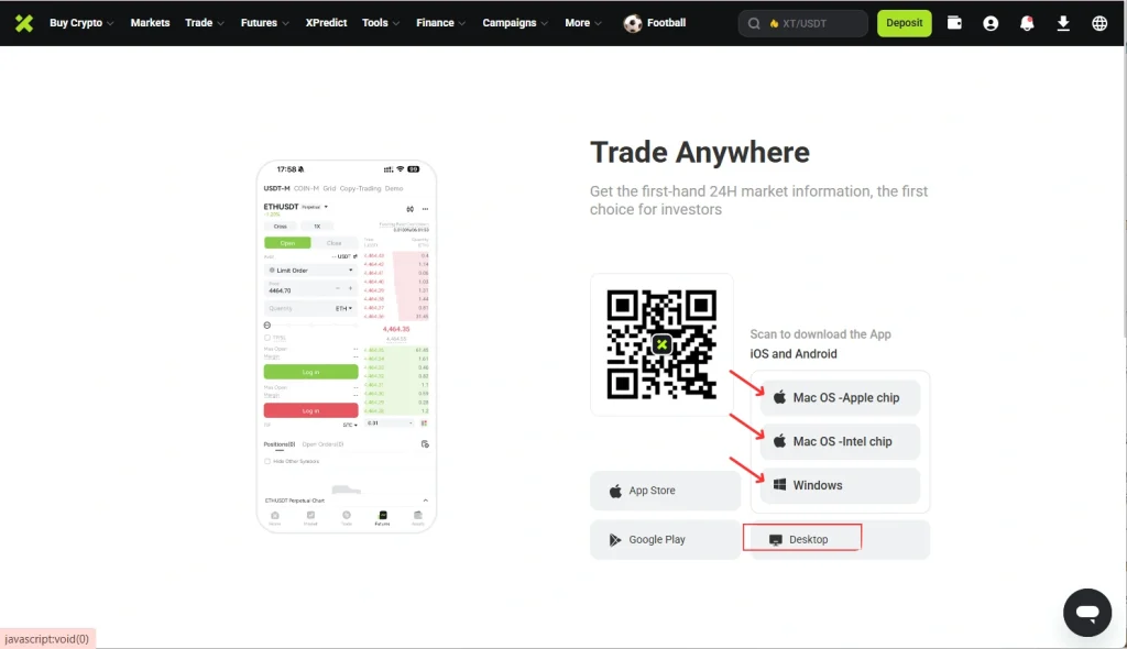 دانلود صرافی xt