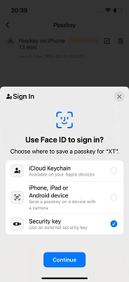 کلید امنیتی B.USB/NFC