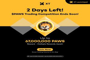 مسابقه بزرگ PAWS در صرافی ایکس تی| 67 میلیون جایزه!